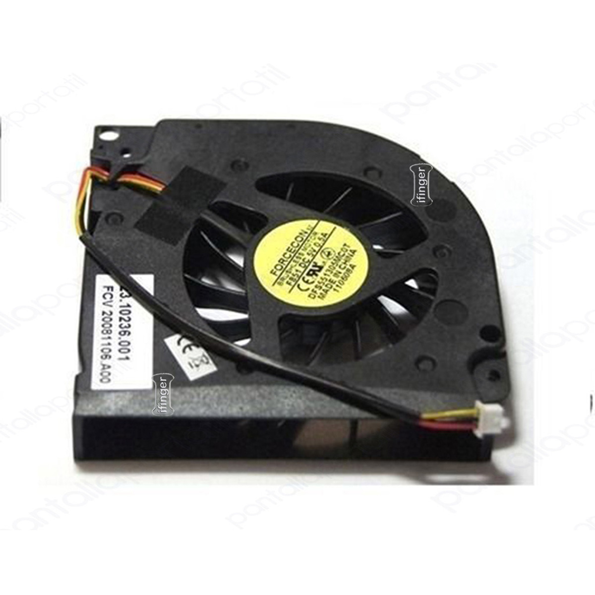 Ifinger Ventilador refrigeración compatible para portátil con Acer EXTENSA 5620 60.4T336.001 A02 Acer7 repuesto