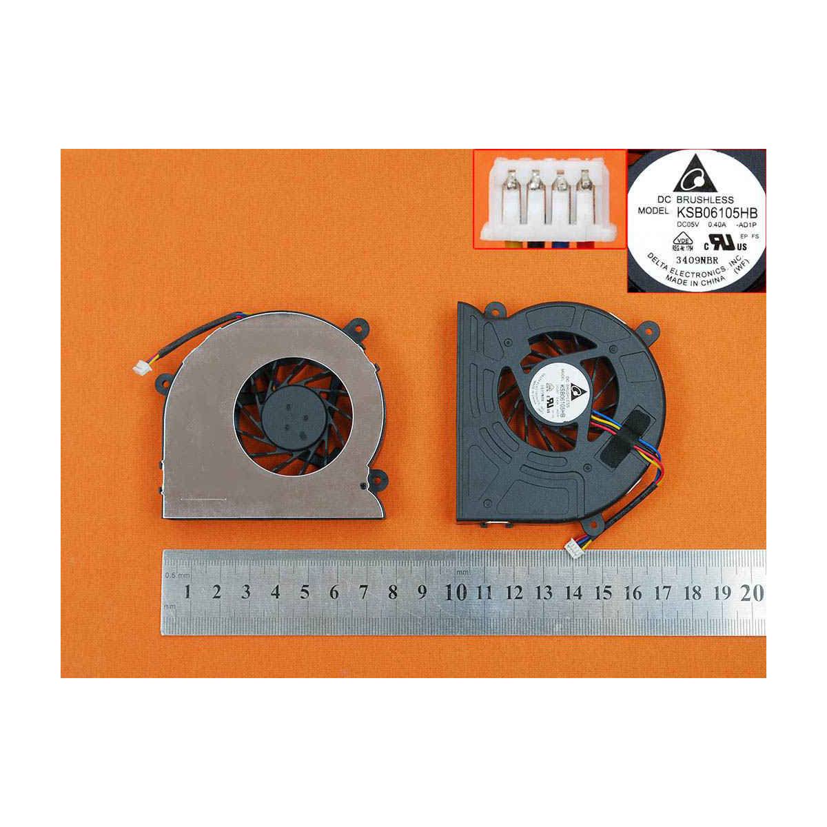 Ifinger Ventilador refrigeración compatible para portátil con ASUS KSB06105HB-AD1P BFB0705HA 13GN0U10P070-1 repuesto