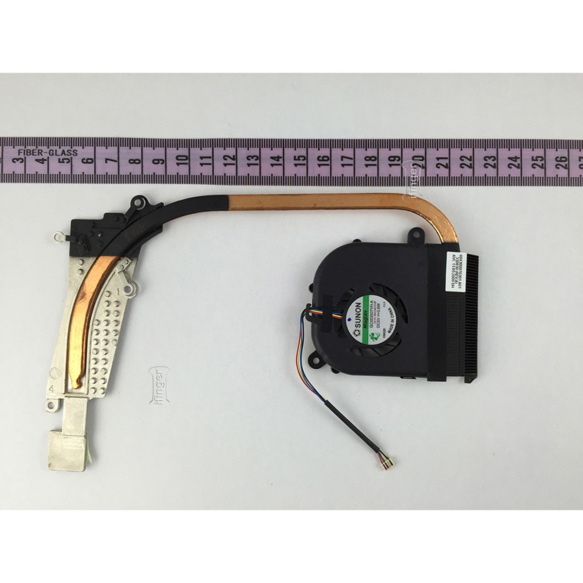 Ifinger Ventilador refrigeración compatible para portátil con Acer ASPIRE 3810 / 3810T repuesto Fan & Heatsink Disipador