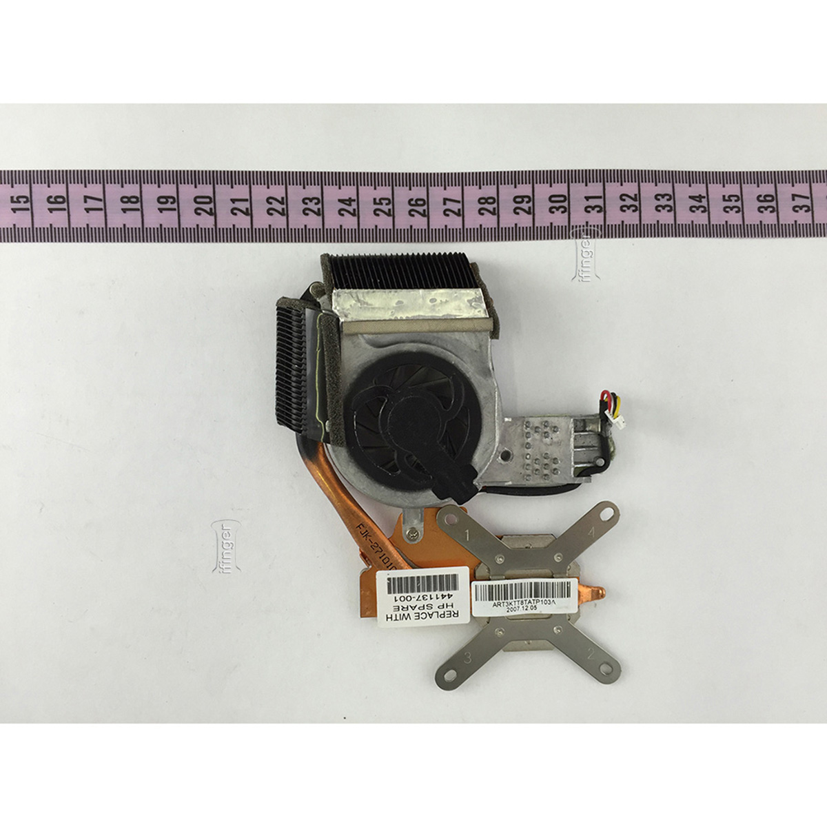 Ifinger Ventilador refrigeración compatible para portátil con HP TX1000 441137-001 repuesto
