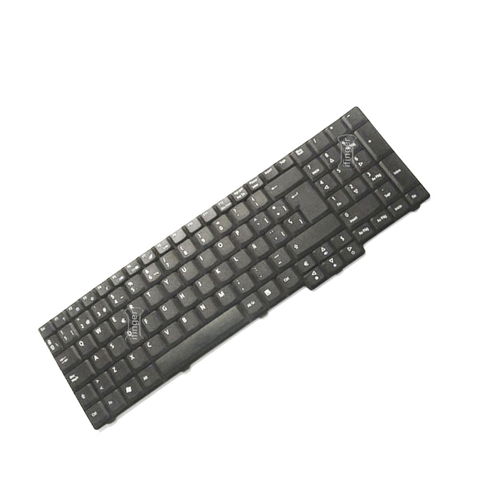 Ifinger Teclado español de portátil compatible con Acer ASPIRE 6530G 8920 8920G 8930 8930G EXTENSA 7230 7330 7530 7620 7
