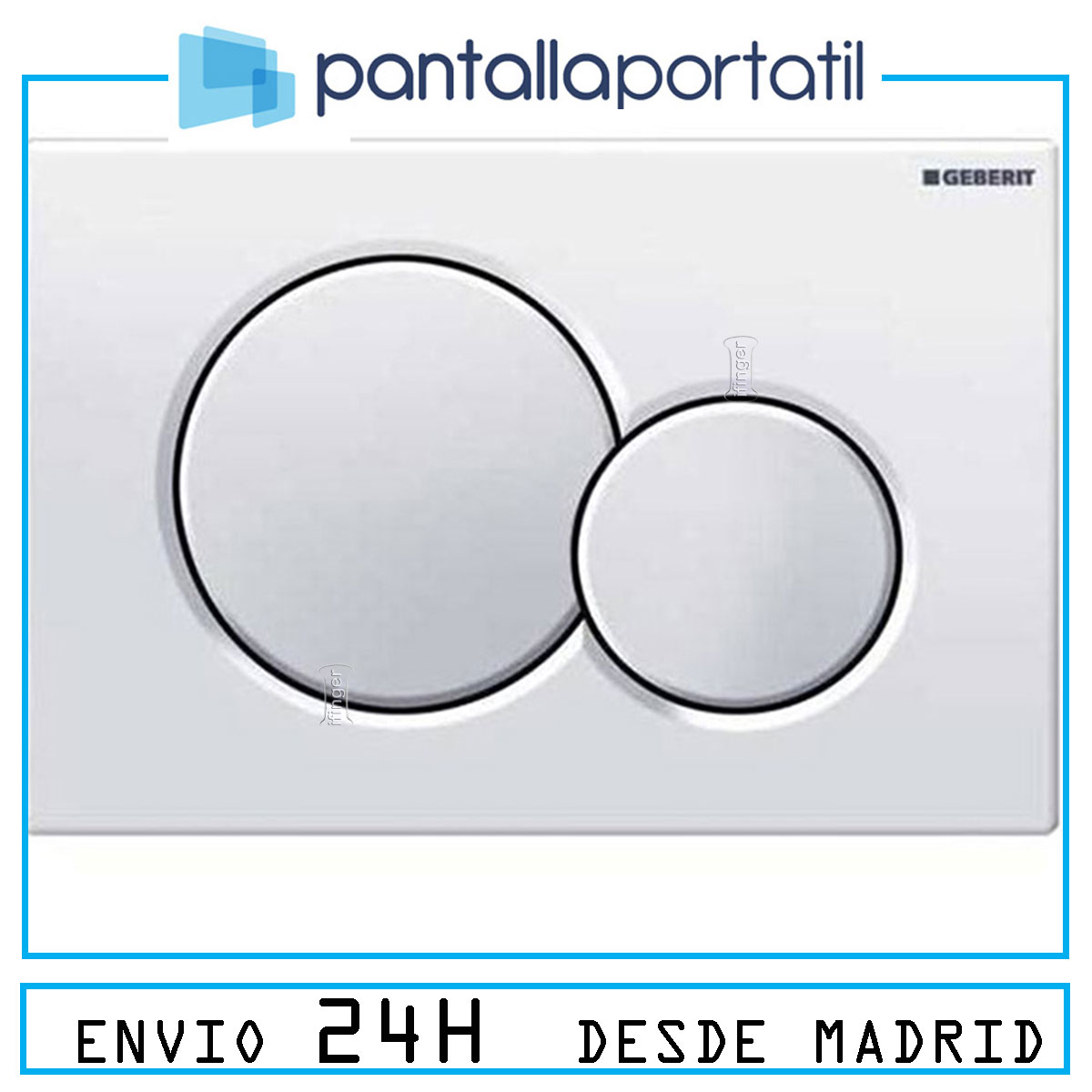 Tarjeta grárica compatible para con Geberit 115.770.11.5 Pulsador Blanco