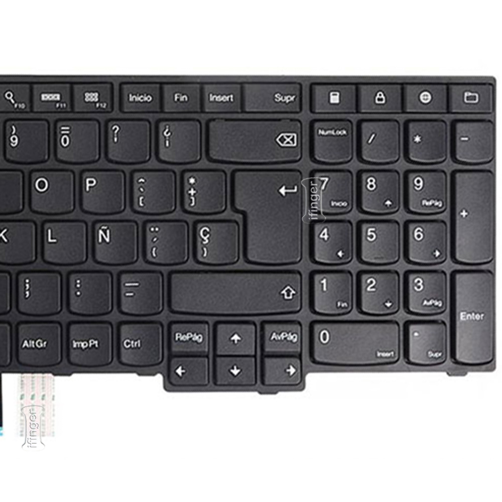 Teclado Español para for Lenovo ThinkPad E550 E550C E555 E560 E560P E565 IFINGER