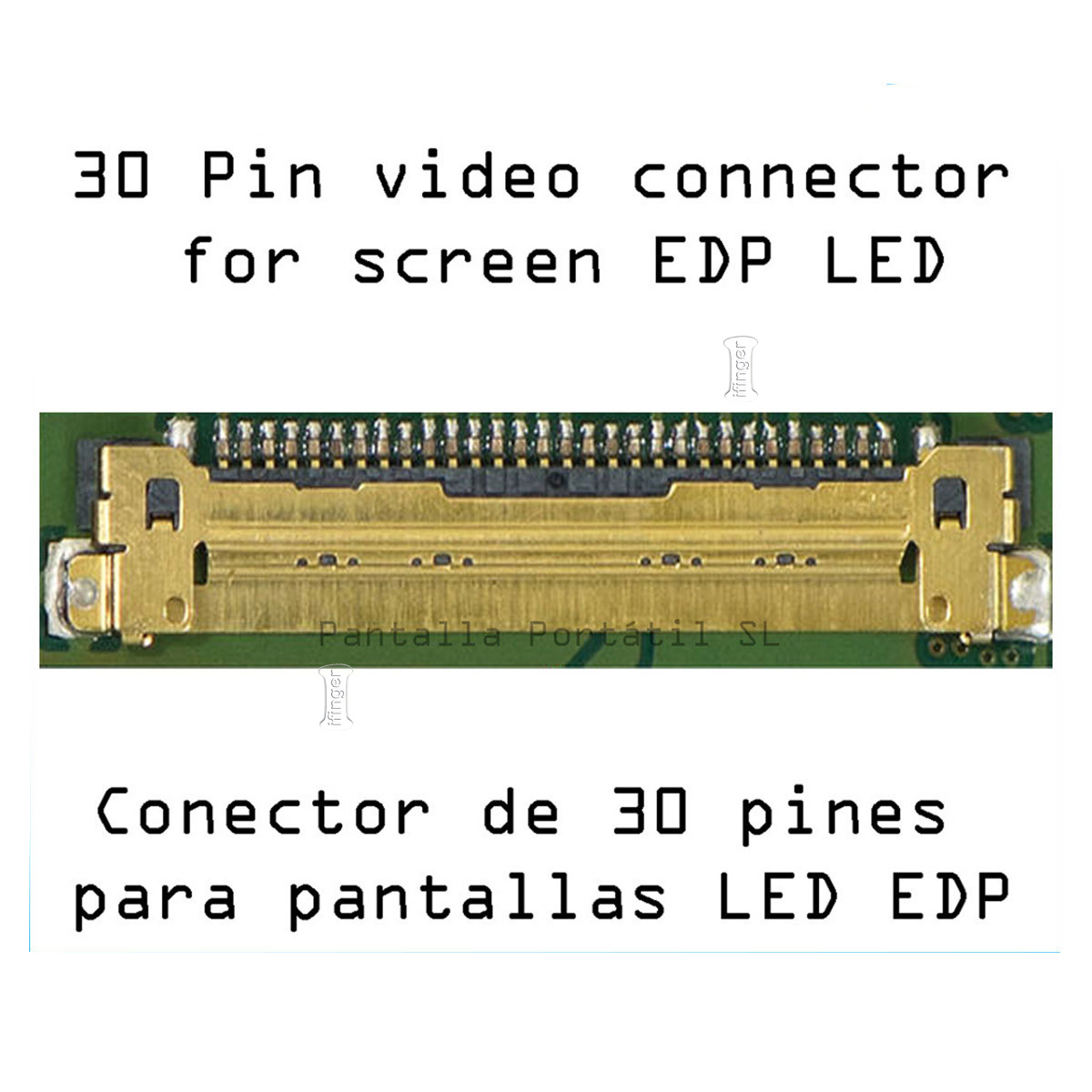 Acer Part KL.13305.002 LCD Display Pantalla portatil 13.3 LED 30Pin #124 repuesto