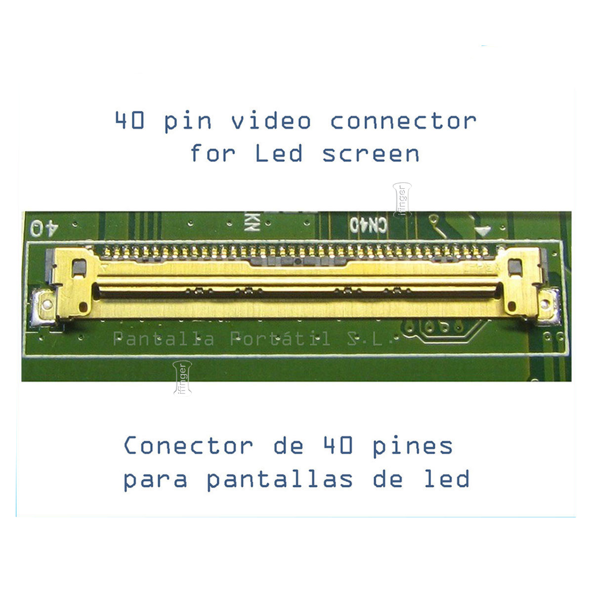 Pantalla led portatil 17.3 WXGA++ N173O6-L02 REV C2 conector Abajo Izquierda repuesto
