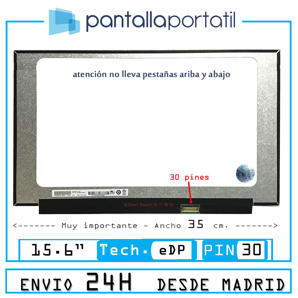 PANTALLA DE PORTATIL COMPATIBLE CON N156HGA-EA3 DSD_MD repuesto